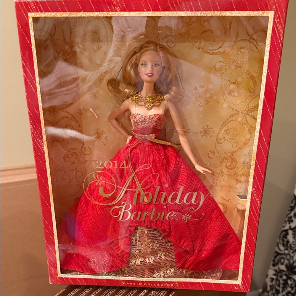 Barbie Holiday Doll in Vibrant Red Dress